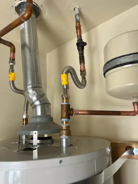 Water heater installation and plumbing repair in The Cedars