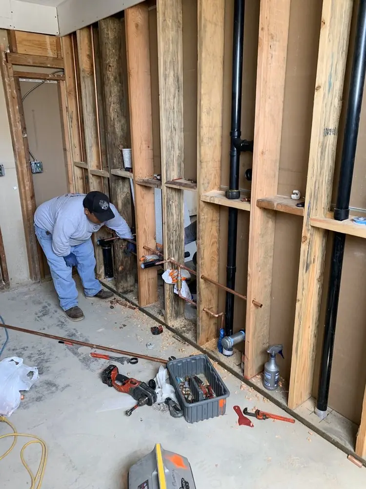 Commercial rough-in plumbing for Gas Line Repair in The Cedars